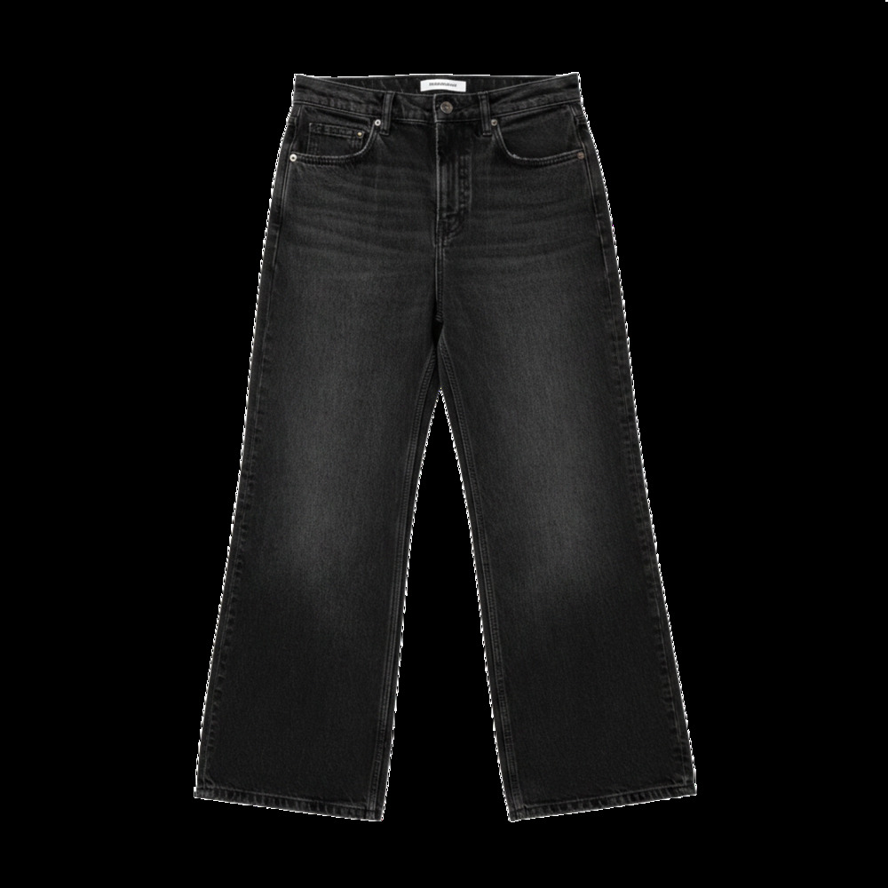 Reformation High Rise Black Wilder Denim Jeans Size 28